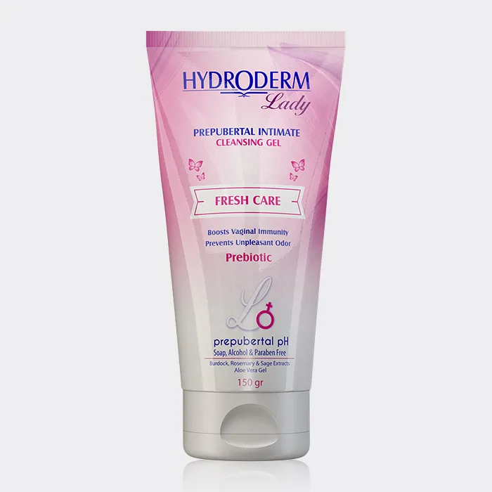 ژل بهداشتی دوشیزگان هیدرودرم Hydroderm Fresh Care Prebiotic Cleansing Gel 150g — تصویر ۲