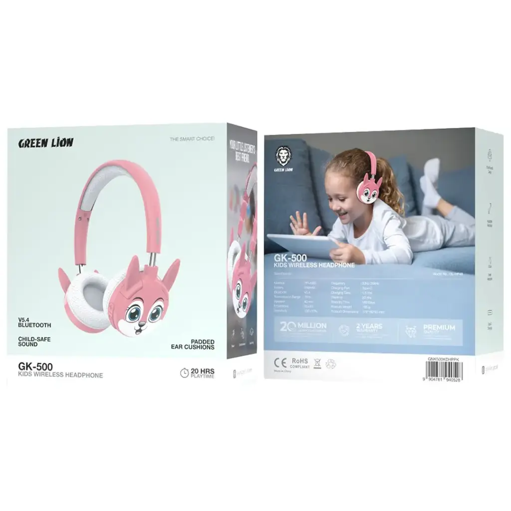 هدفون کودک گرین لاین مدل GK-500 GNK500KDHP — تصویر ۴