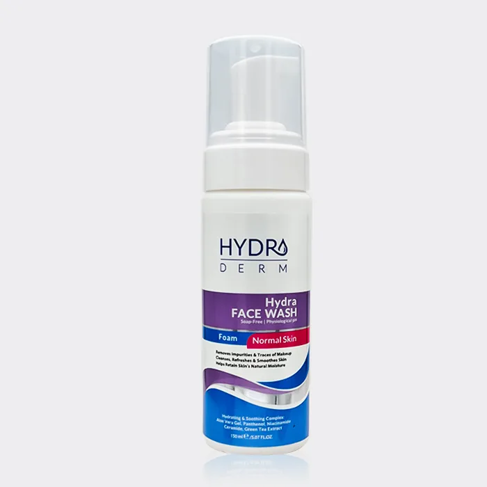 فوم شستشو پوست نرمال هیدرودرم Hydroderm Hydra Face Wash Foam 150ml — تصویر ۲