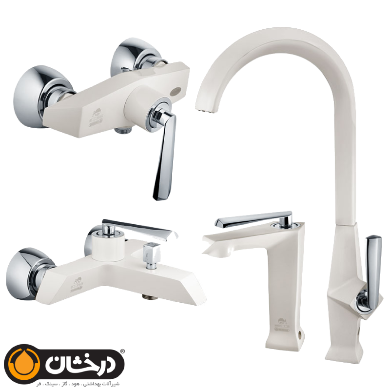 شیرآلات درخشان مدل برک وایت
