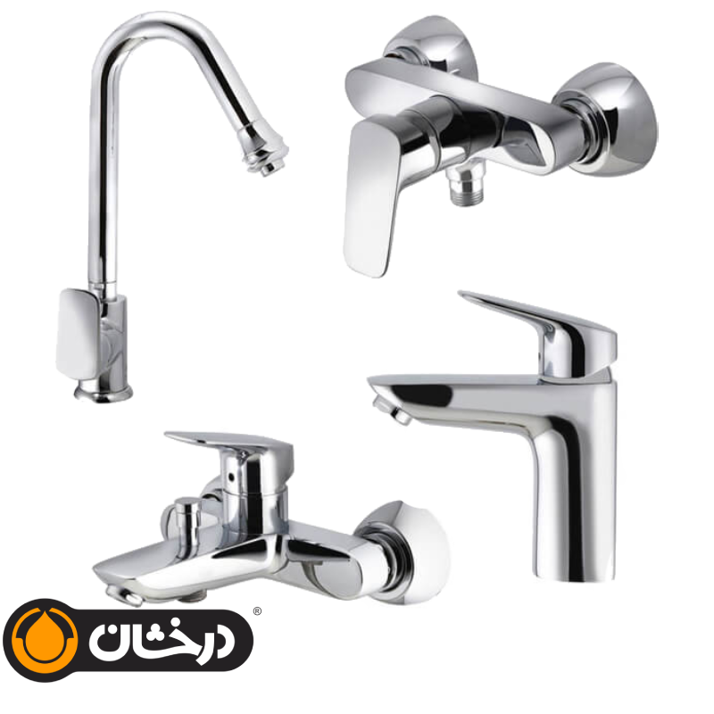 شیرآلات درخشان مدل هانس کروم