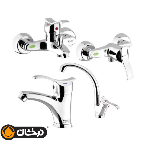 شیرآلات درخشان مدل کاسیو (هما) کروم