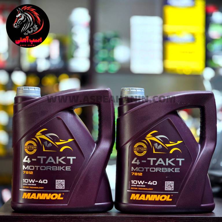 روغن موتورسیکلت مانول 10W40 یک لیتری | MANNOL — تصویر ۶