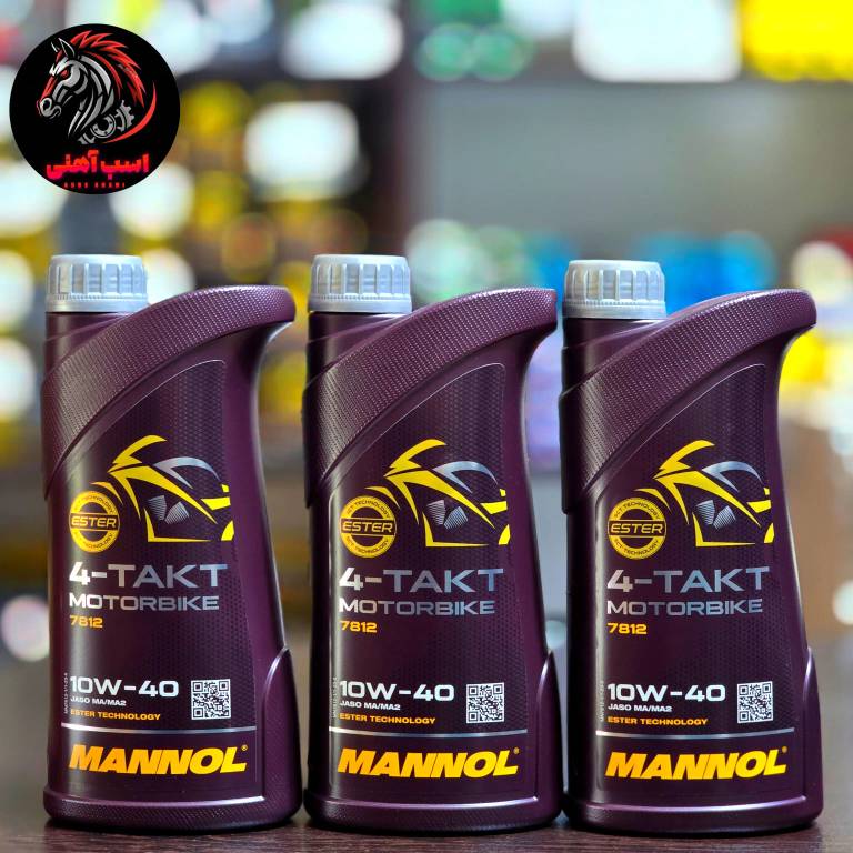 روغن موتورسیکلت مانول 10W40 یک لیتری | MANNOL — تصویر ۳
