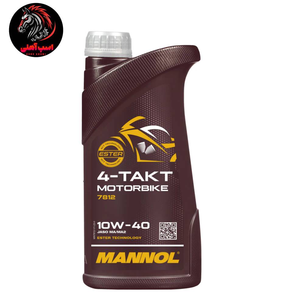روغن موتورسیکلت مانول 10W40 یک لیتری | MANNOL