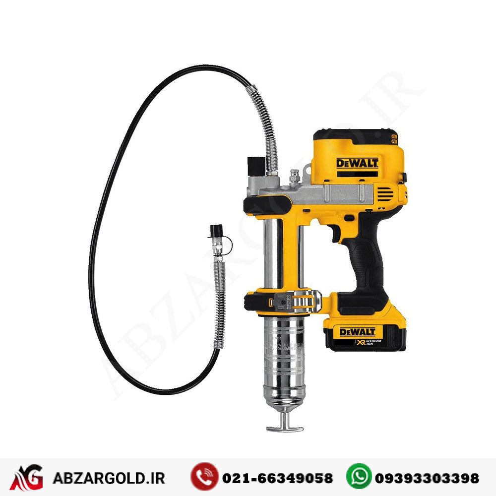 گریس پمپ شارژی لیتیوم DCGG571M1 دیوالت — تصویر ۲