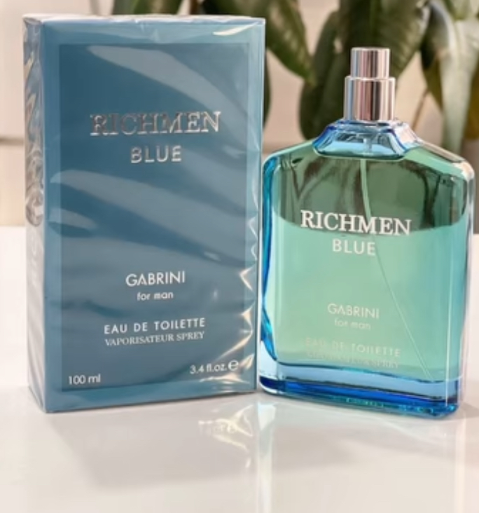 ادکلن ترکِ ریچ من بلو آبیrichmanblue Gabrini اصل (ارسال با ضمانت اصل بودن)