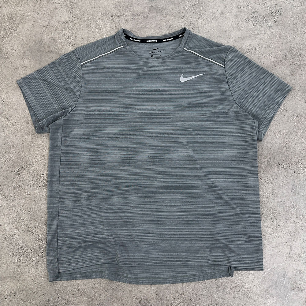 تیشرت ورزشی استوک NIKE طوسی سایز XL
