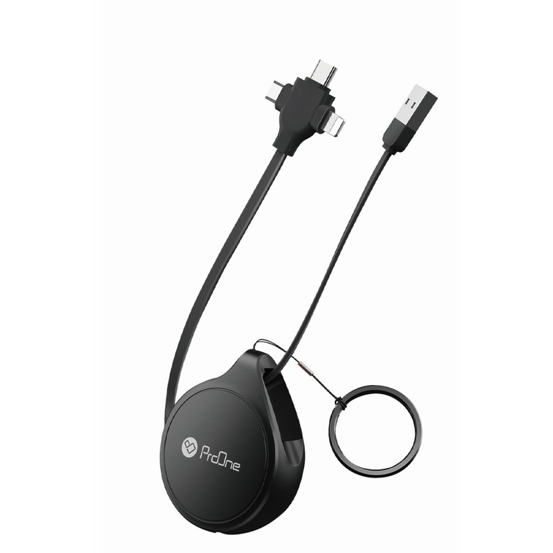 کابل تبدیل USB به USB-C / microUSB / لایتنینگ پرووان مدل PCC108R طول 1 متر — تصویر ۷