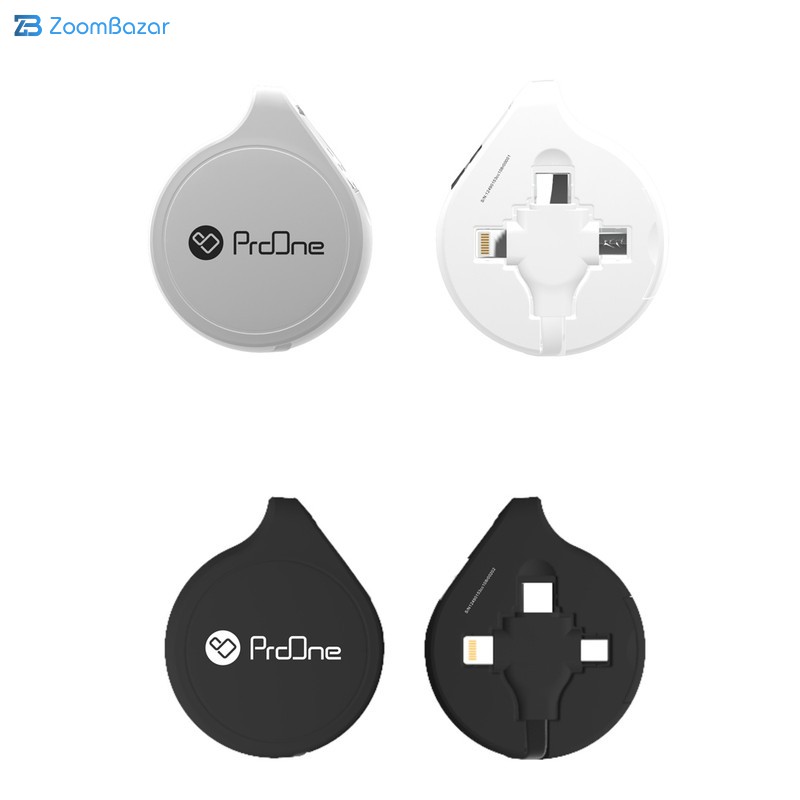 کابل تبدیل USB به USB-C / microUSB / لایتنینگ پرووان مدل PCC108R طول 1 متر — تصویر ۸