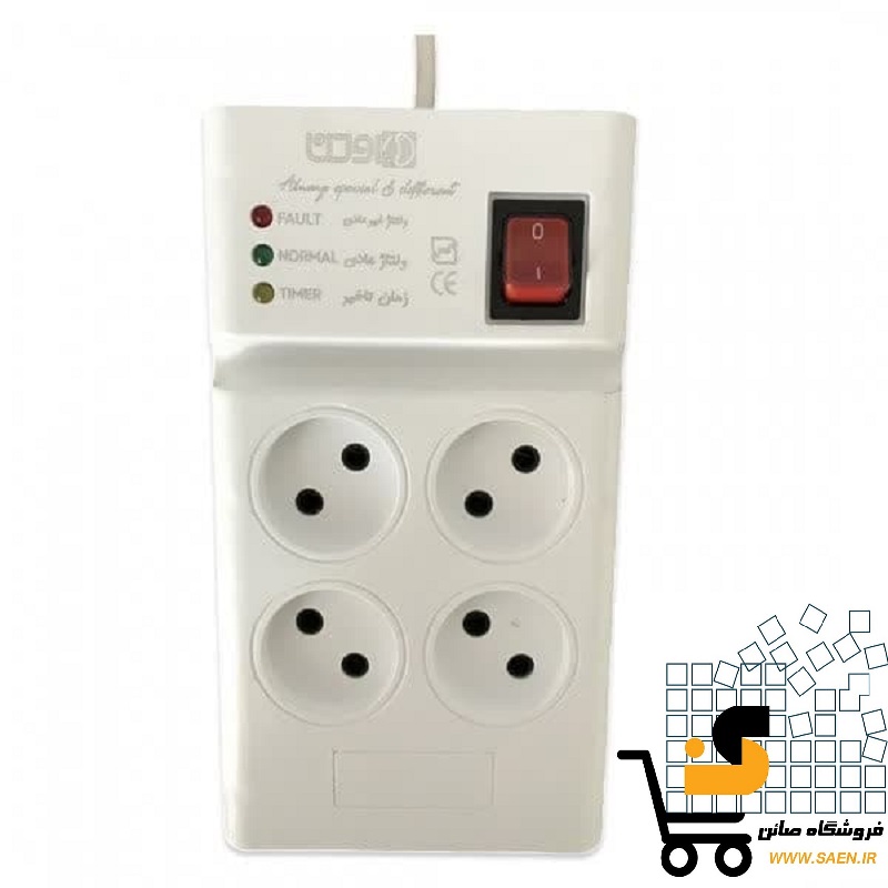 محافظ ولتاژ برق صوتی تصویری 4 کاناله ODANA U4 — تصویر ۳