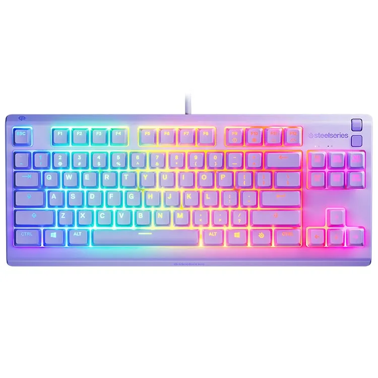کیبورد گیمینگ استیل سریز Steelseries APEX 3 TKL Lavender – بنفش