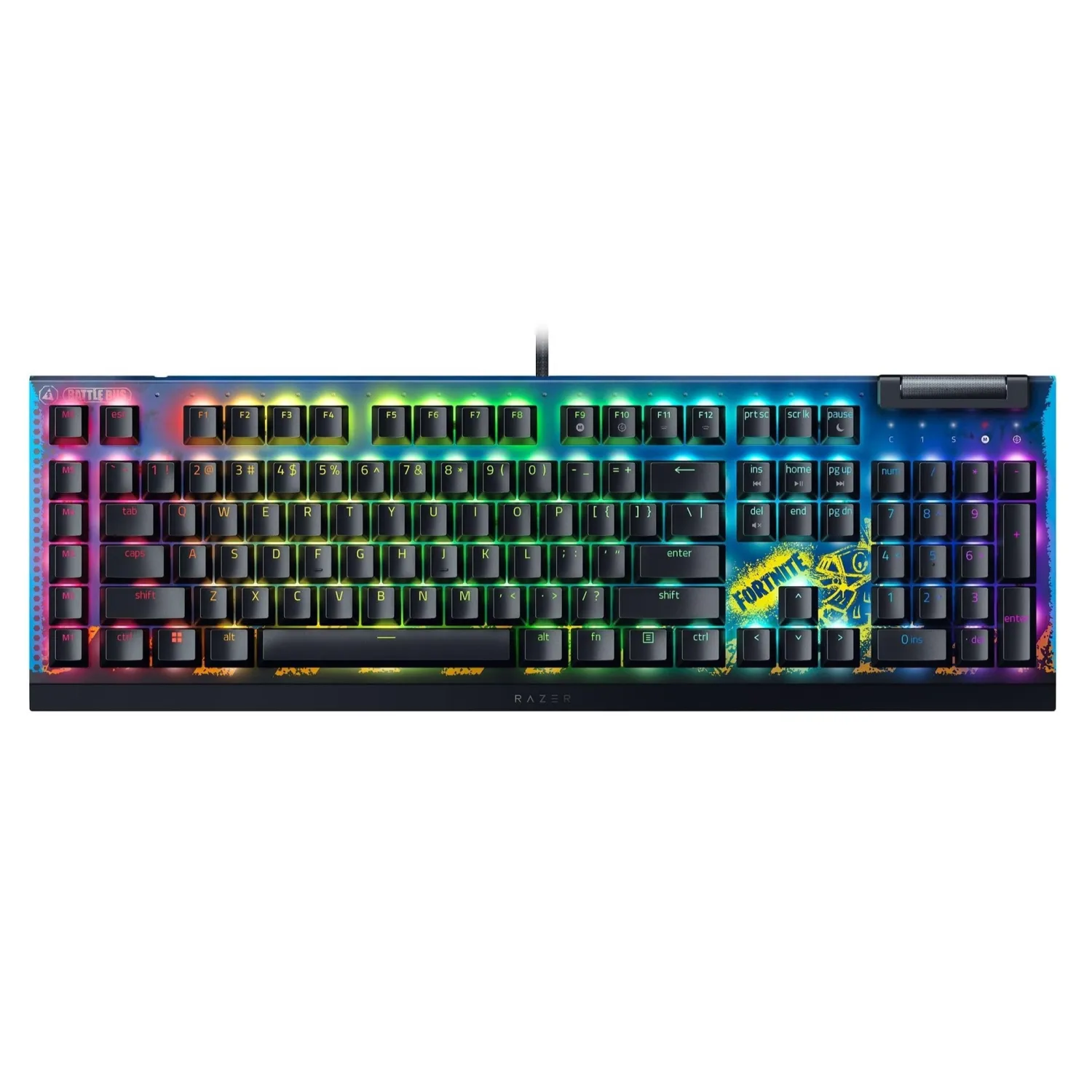 کیبورد Razer BlackWidow V4 X Fortnite Edition – Yellow Switch