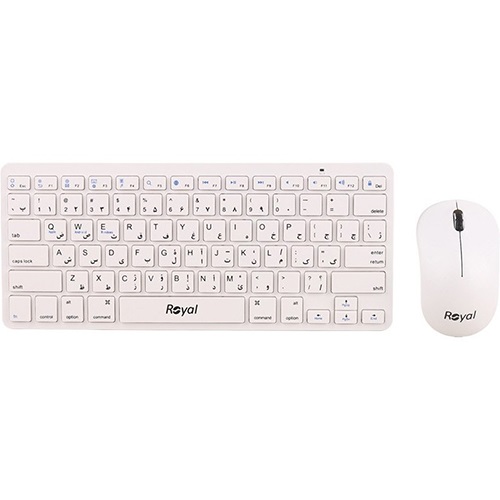کیبورد و موس طرح اپل ROYAL R-KM915