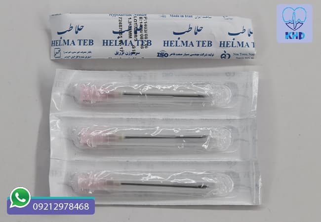 نیدل صورتی حلما طب گیج 18 | بسته 100 عددی برای تزریق ایمن و نرم — تصویر ۲