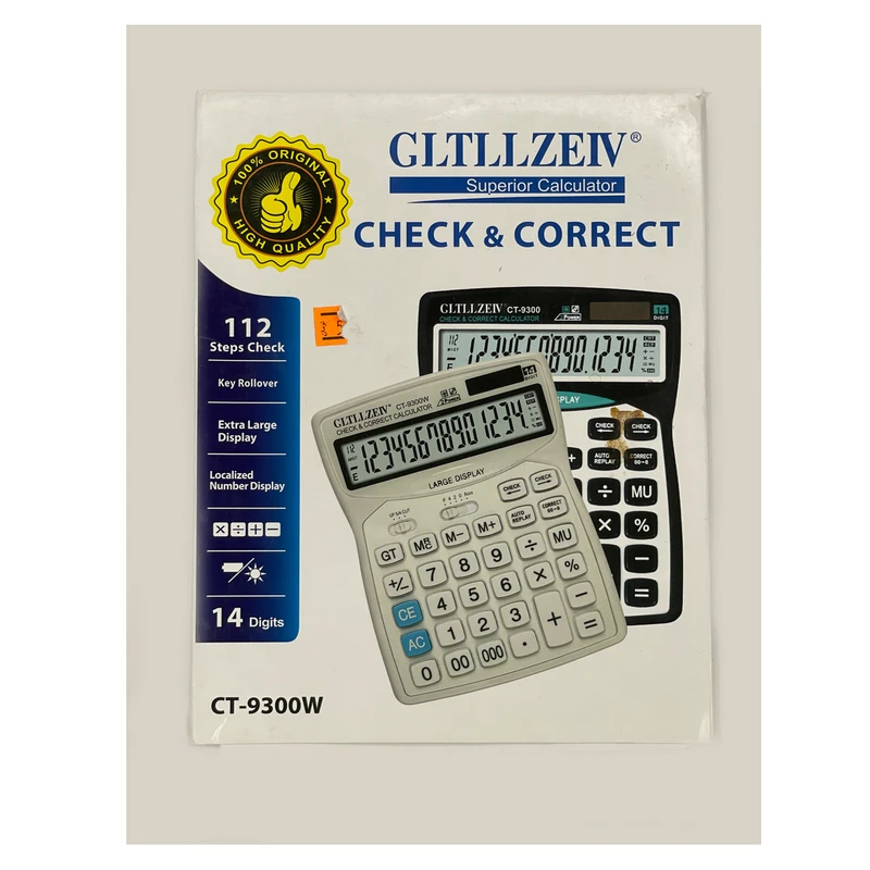 ماشین حساب جی ال تی ال ال زیو مدل CT-9300W — تصویر ۷
