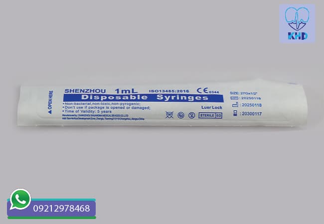 سرنگ 1 میل شنزو (Shenzo) گیج 27 بسته 100 عددی — تصویر ۵