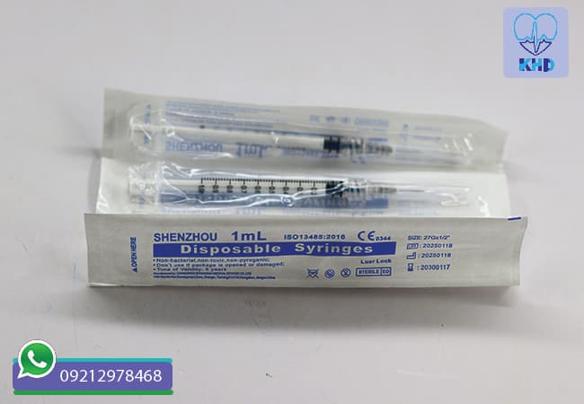 سرنگ 1 میل شنزو (Shenzo) گیج 27 بسته 100 عددی — تصویر ۸