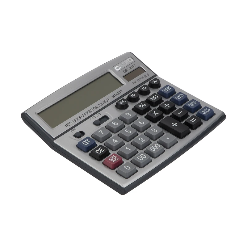 ماشین حساب کاسیو مدل DR-2214C — تصویر ۲