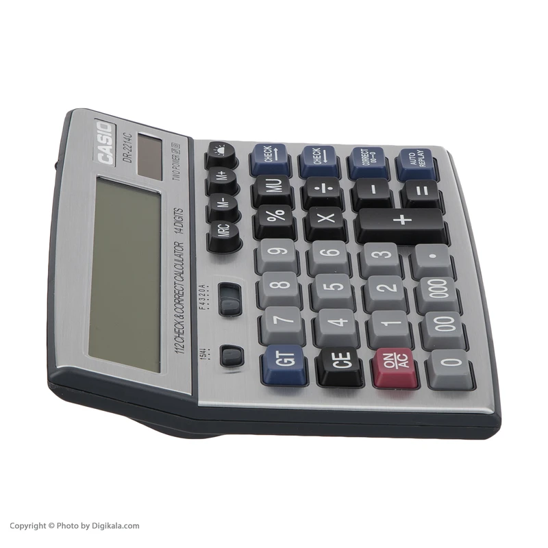 ماشین حساب کاسیو مدل DR-2214C — تصویر ۸