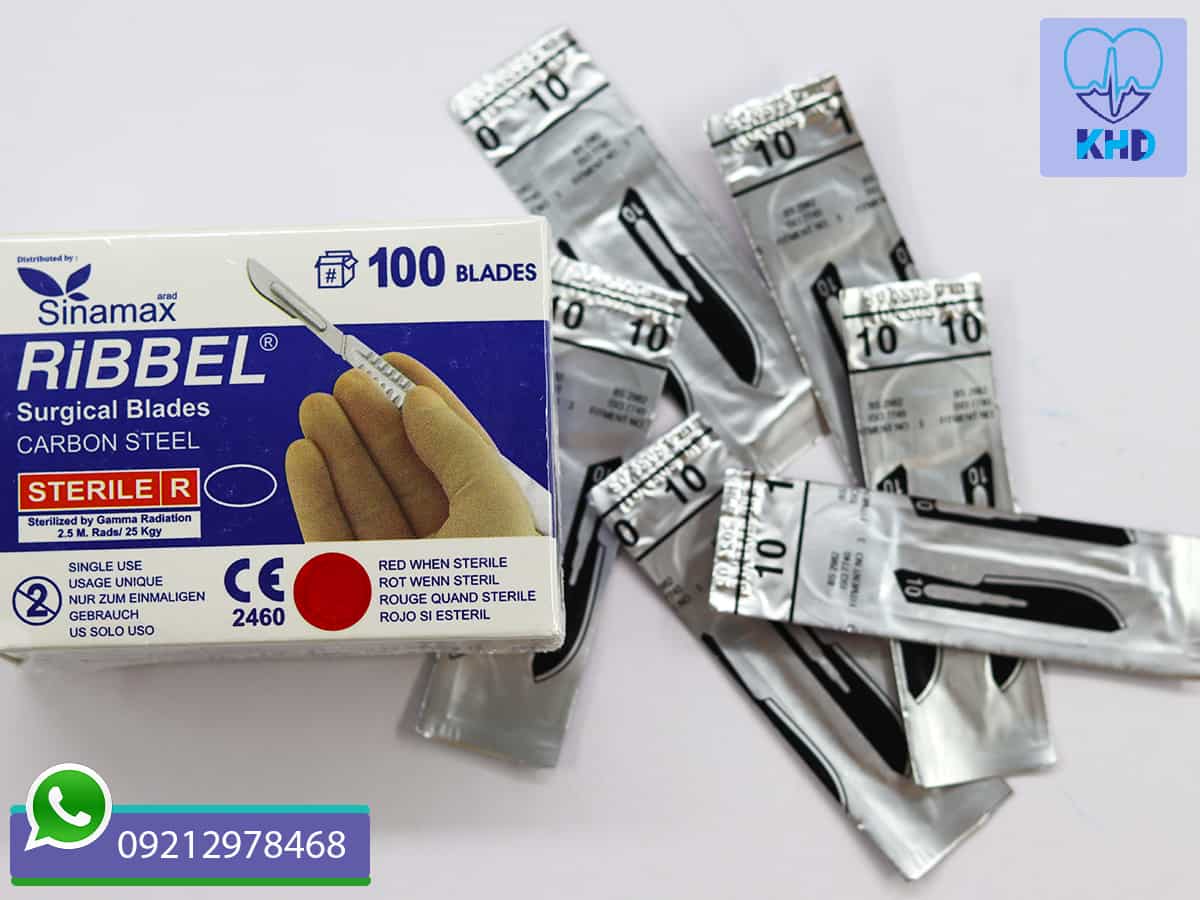 تیغ جراحی ریبل سایز 10 | بسته 100 عددی برای استفاده تخصصی — تصویر ۶