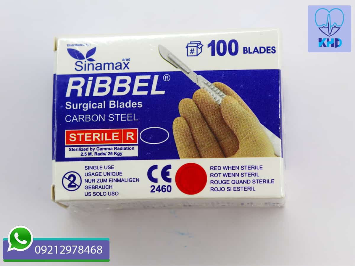 تیغ جراحی ریبل سایز 10 | بسته 100 عددی برای استفاده تخصصی — تصویر ۳