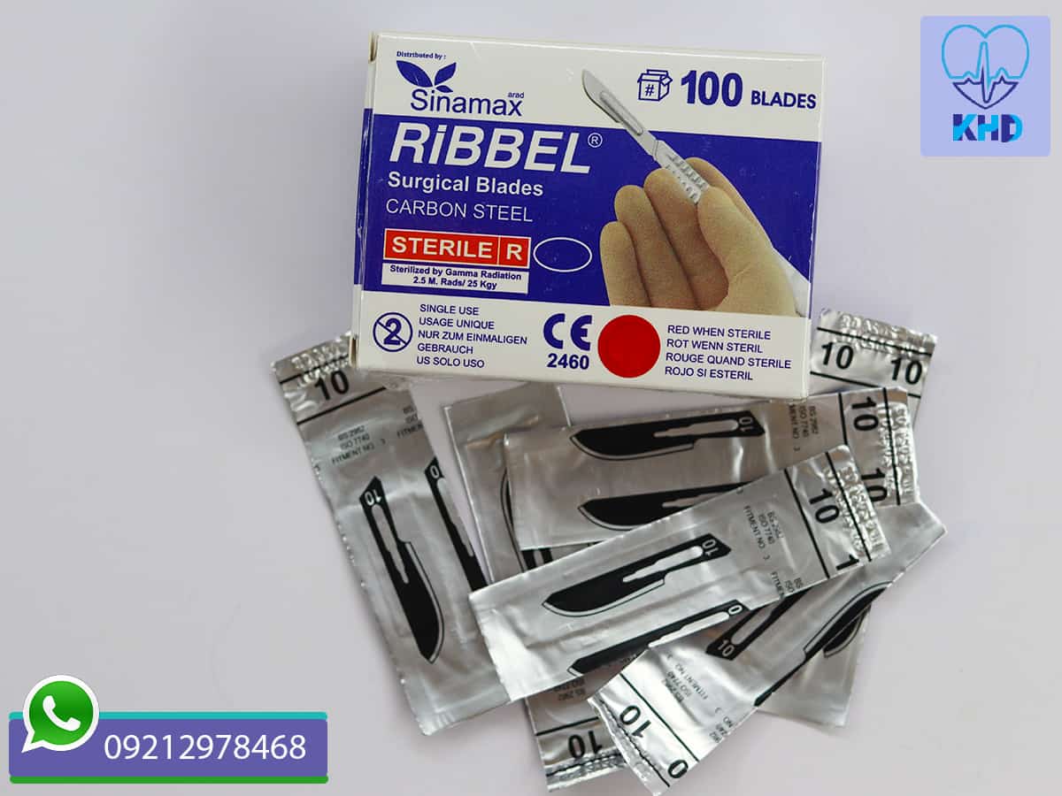 تیغ جراحی ریبل سایز 10 | بسته 100 عددی برای استفاده تخصصی — تصویر ۸