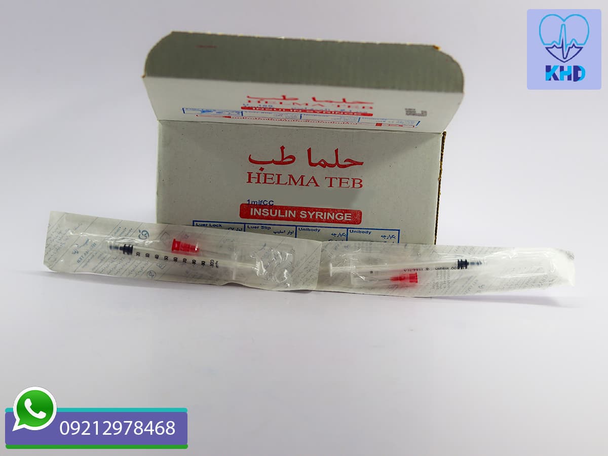 سرنگ 1 سی سی لوئرلاک حلما | بسته 60 عددی — تصویر ۴