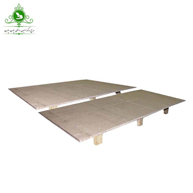 کفی تخت خواب دو نفره چوبی پایه دار عرض 160