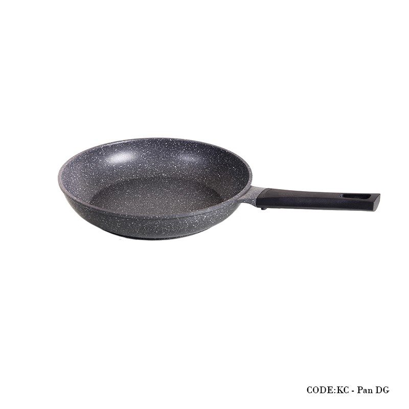ماهیتابه تک دسته گرانیتی سایز 24 مدل سیلور دورو خاکستری
