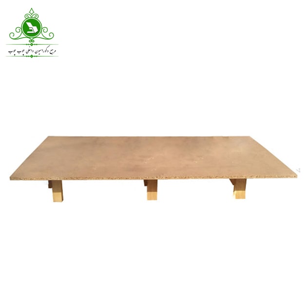 کفی تخت خواب یک نفره مدل پایه دار ساده