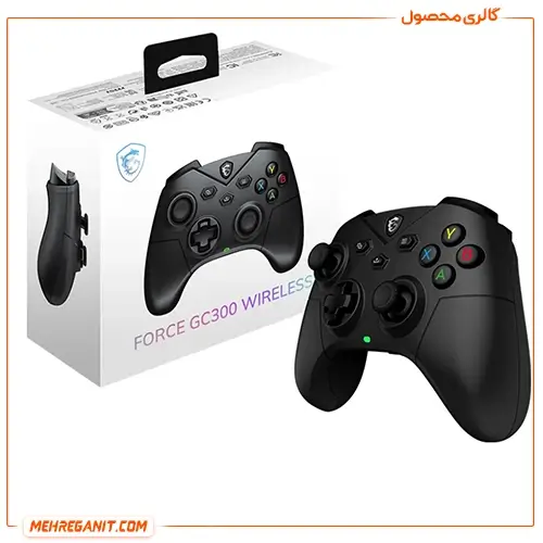 دسته بازی بی سیم ام اس آی FORCE GC300 Black — تصویر ۶