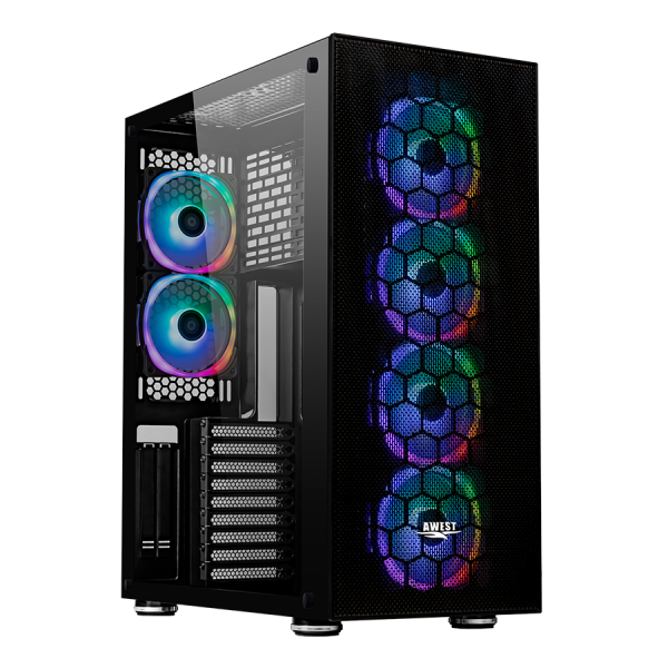 کیس کامپیوتر گیمینگ اوست مدل GT-AV402-FB — تصویر ۵