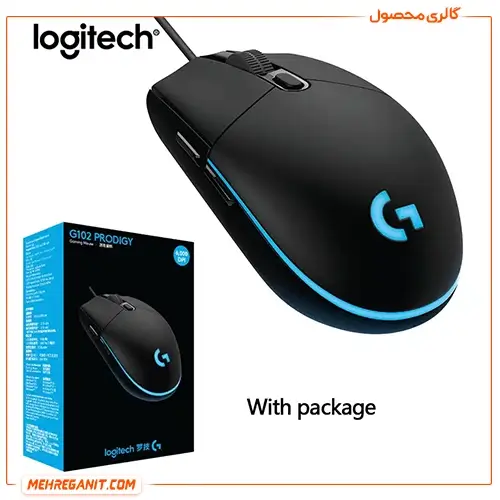 ماوس گیمینگ لاجیتک مدل G102 black — تصویر ۳