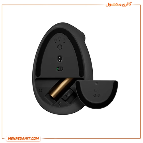 موس بی‌ سیم لاجیتک مدل Lift Vertical Ergo مشکی — تصویر ۶