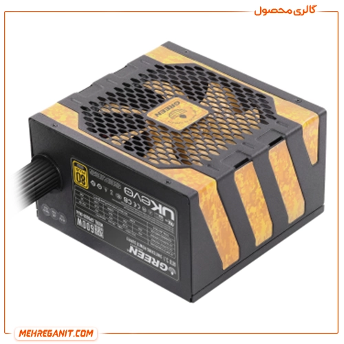 پاور کامپیوتر گرین مدل GP600A-UK EVO V3.1 — تصویر ۳