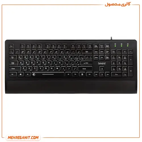 کیبورد بیاند مدل BK-7210 WHITE LED — تصویر ۳