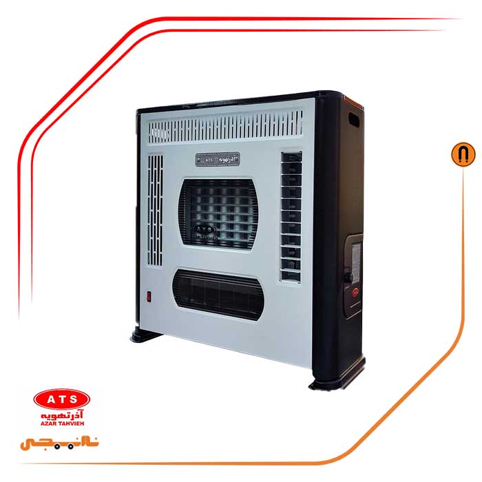 هیتر گازی چدنی فن دار آذر تهویه مدل A610 — تصویر ۵