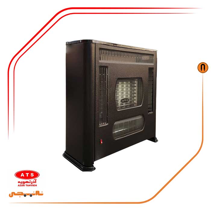 هیتر گازی چدنی فن دار آذر تهویه مدل A610 — تصویر ۴
