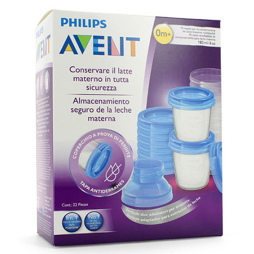 ست 10 عددی ظرف ذخیره شیر مادر philips avent