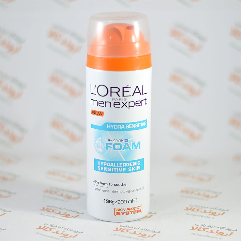 فوم اصلاح لورآل L’OREAL مدل SENSITIVE