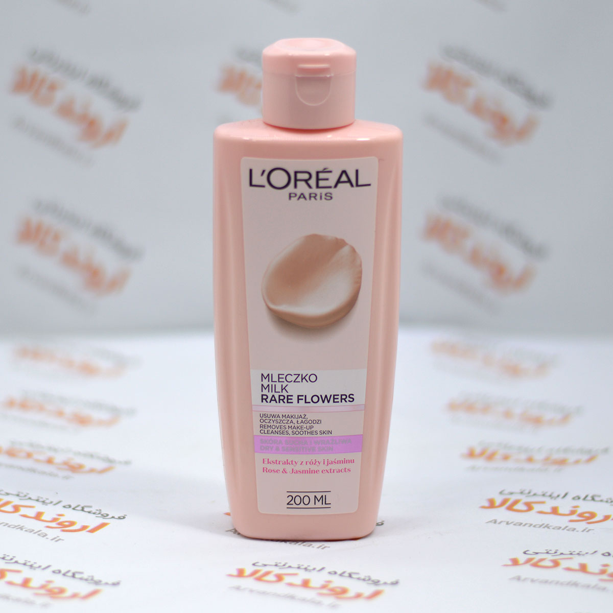 شیر پاک کن لورآل Loreal مدل 200ml)Rare Flower)