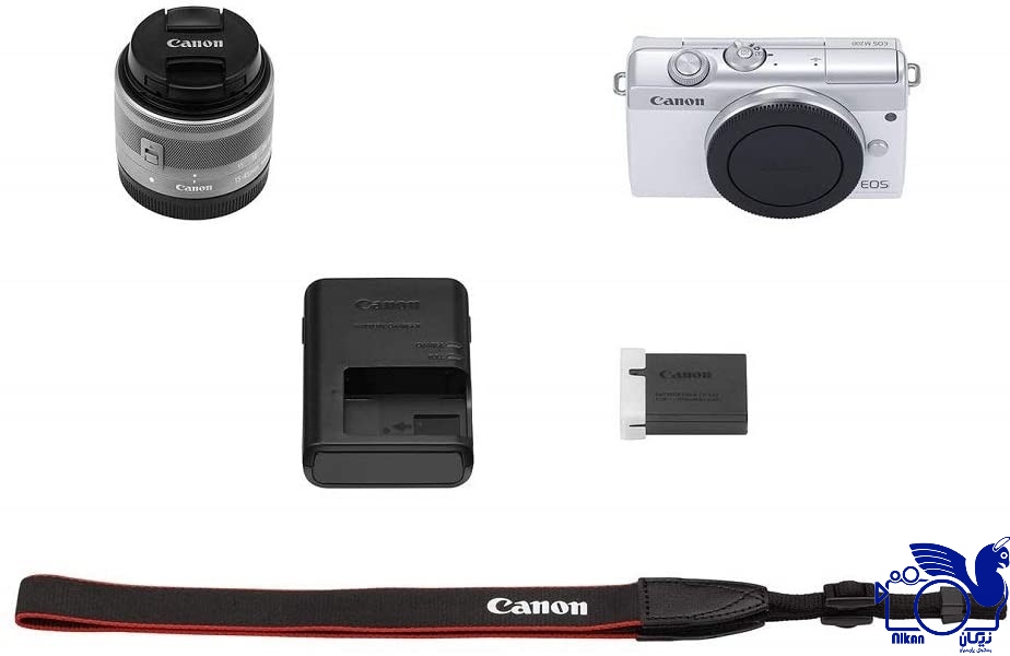 Canon EOS M200 With EF-M 15-45mm f/3.5-6.3 IS STM (White) — تصویر ۳