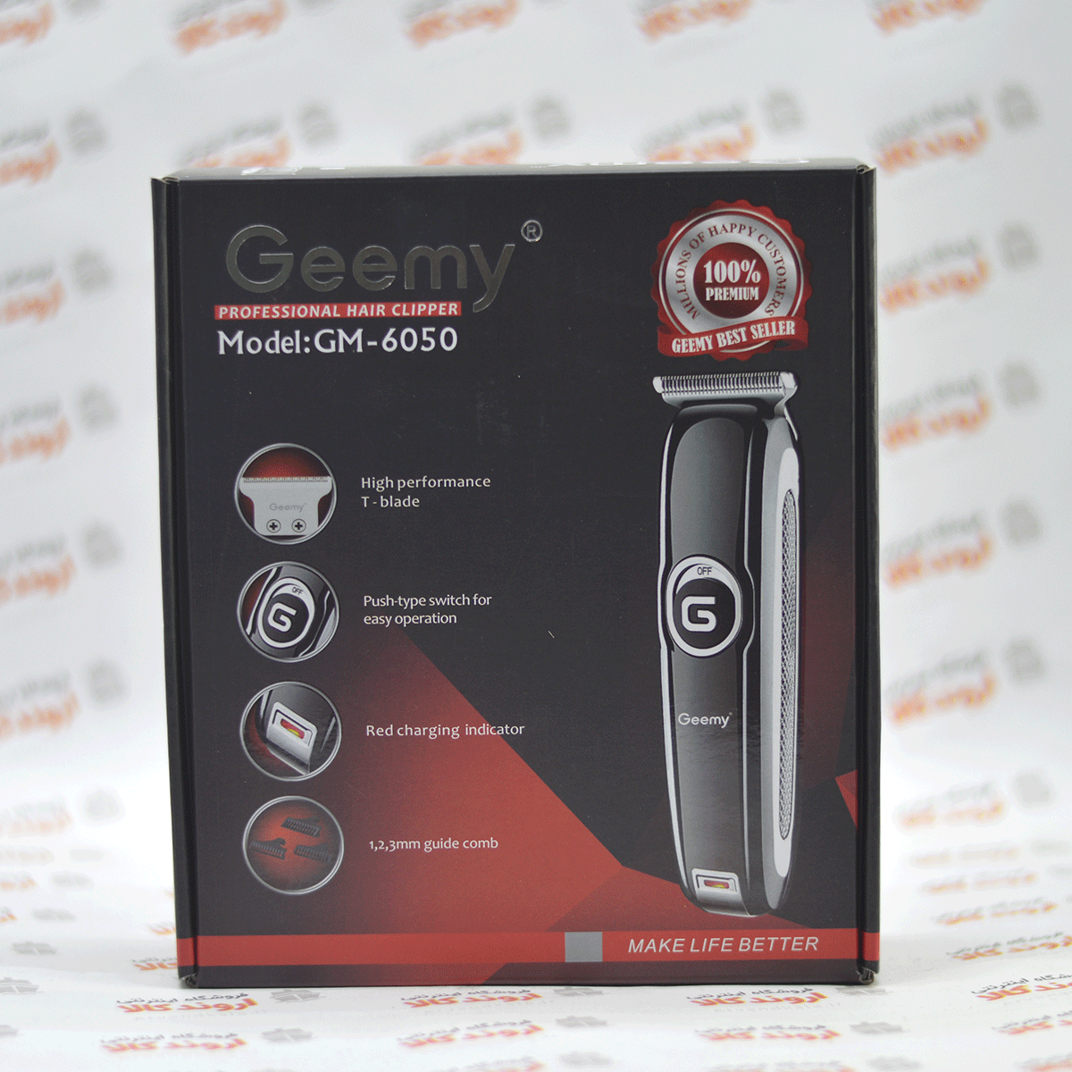 ماشین اصلاح و خط زن جیمی Geemy مدل GM-6050