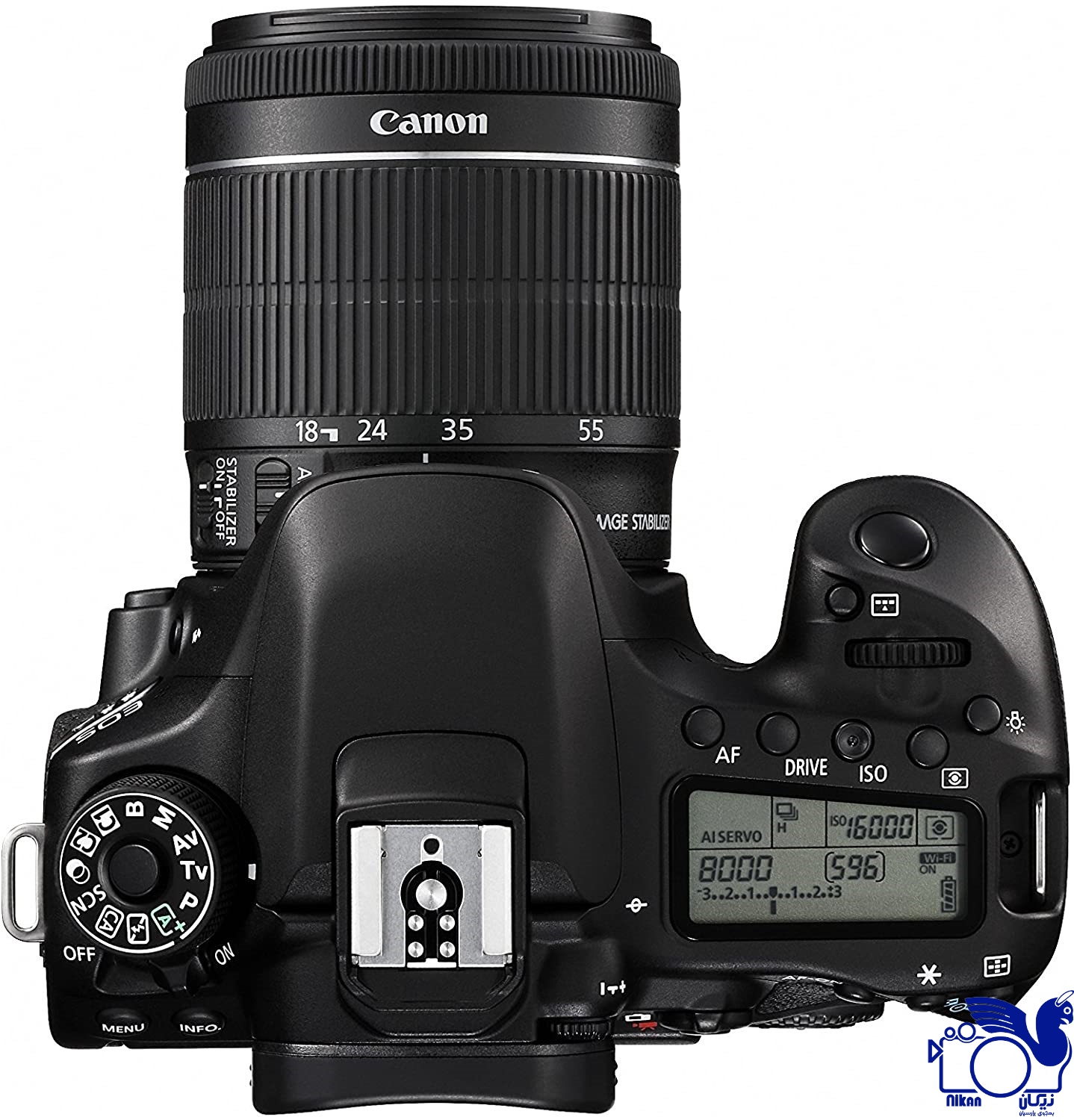 Canon EOS 80D Digital Camera With EF-S 18-55mm f/3.5-5.6 IS STM — تصویر ۴