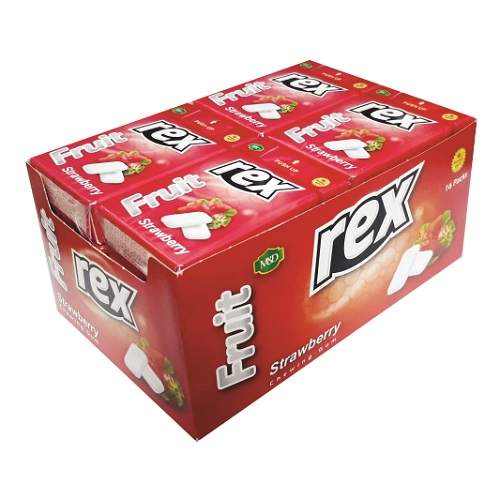 آدامس دراژه رفلکس با طعم توت فرنگی بسته 16 عددی