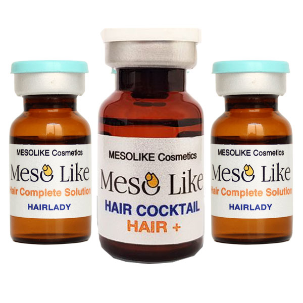 کوکتل تقویت مو سر هیر پلاس مزولایک Hair+ — تصویر ۳