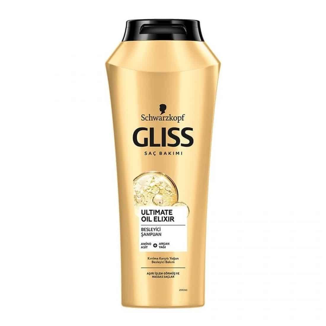 شامپو گلیس Gliss احیا و ترمیم کننده مدل Ultimate Oil Elixir حجم 500 میل — تصویر ۲