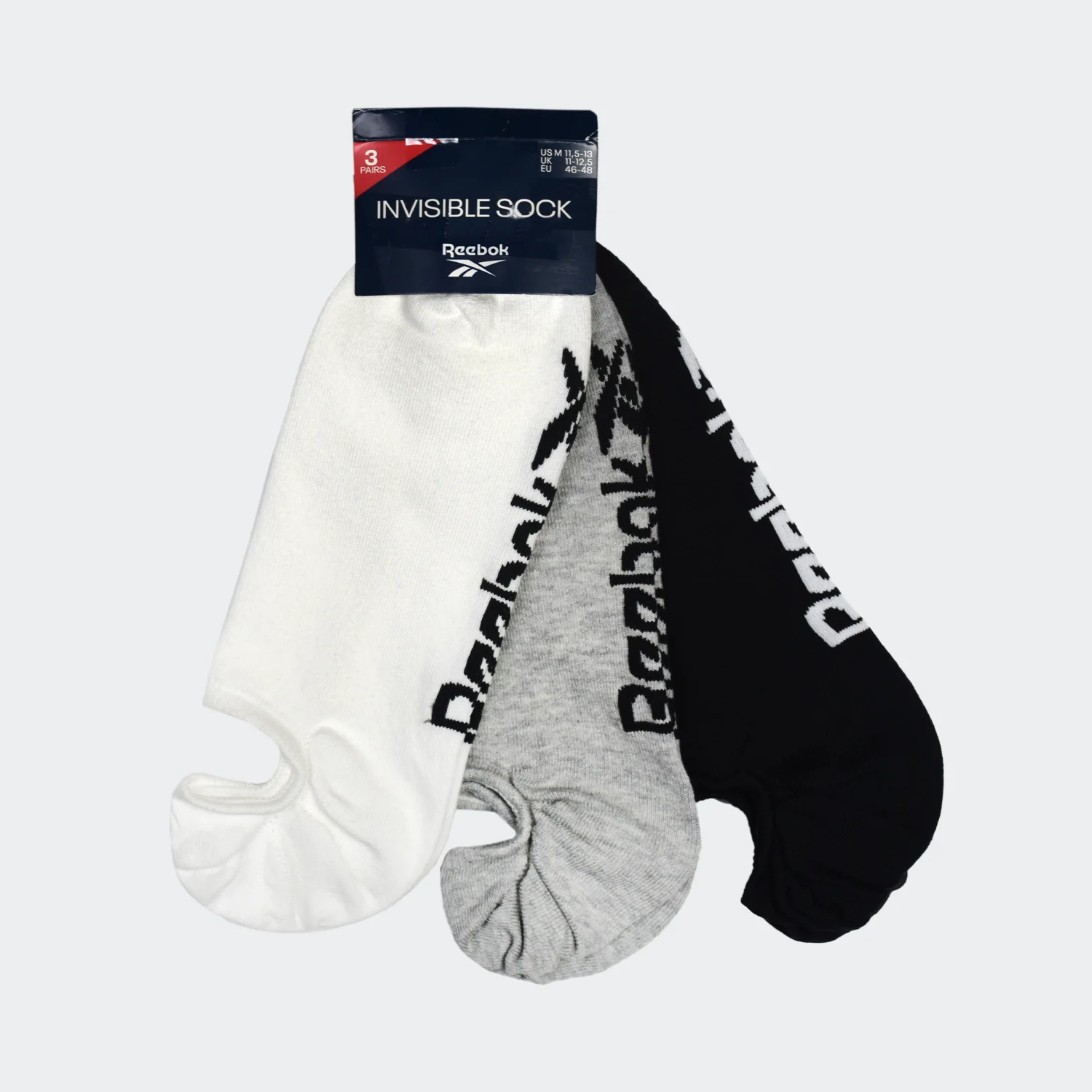 جوراب مردانه ریباک مدل Training no show socks — تصویر ۲