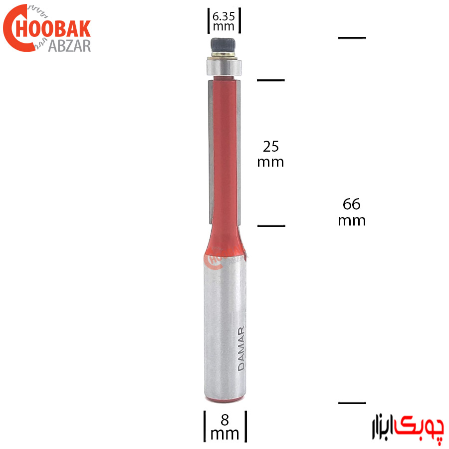 تیغ پرداخت 2.5 سانتیمتر دامار کد DM500633C — تصویر ۳
